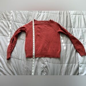 Aeropostale Brick Red Crew Neck Sweater